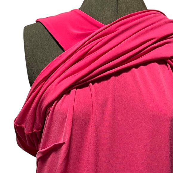 LAUREN RALPH LAUREN 1X Sleeveless V Neck Blouse Zipper Closure On The Back NWT - Picture 11 of 16